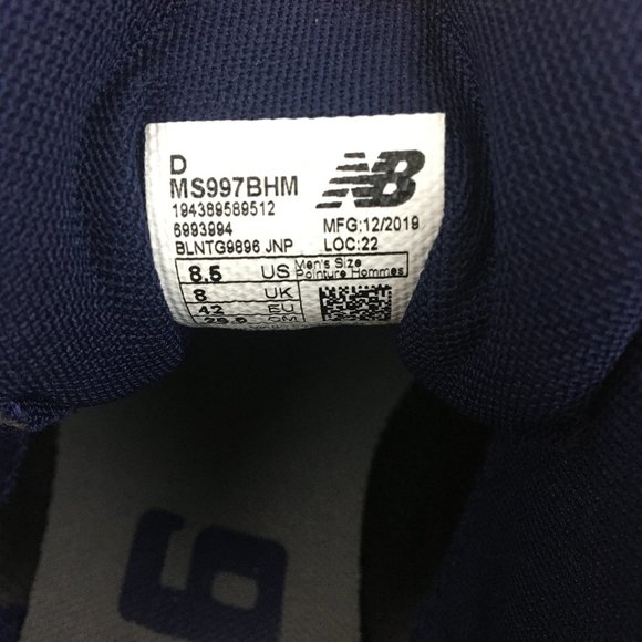New Balance 997S Kawhi Leonard BHM Size 8.5 D - Picture 7 of 8